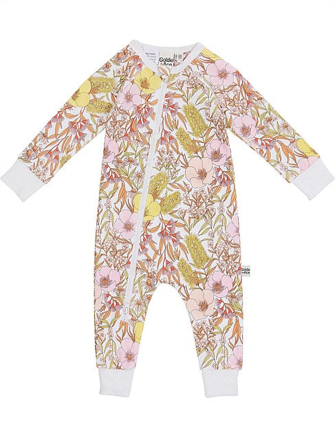 Goldie & Ace Zip Suit - Vintage Floral