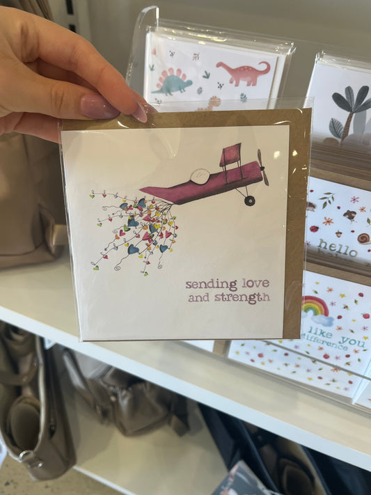 Forest & Fig Greeting Card - Plane