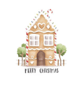 Forest & Fig Greeting Card - Gingerbread House