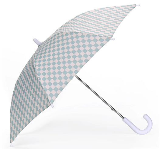 Kinnder By Birdie Umbrella - Blue Check