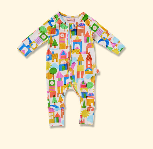 Halcyon Nights Long Sleep Romper - Castle of Dreams