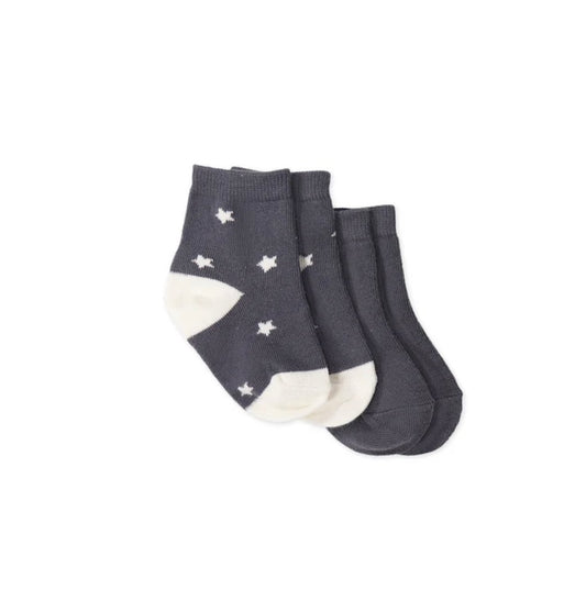 Jamie Kay 2PK Sock - Twinkle Toes Deep Lava/Lava