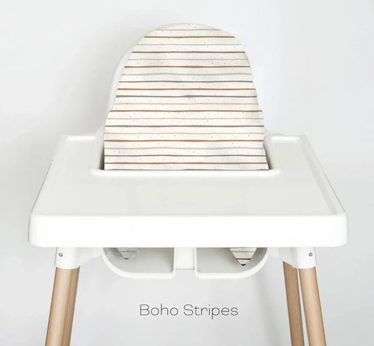 Nibble & Rest Highchair Cushion Cover - Boho Stripes