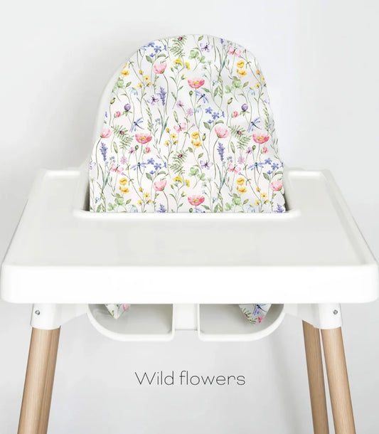 Nibble & Rest Highchair Cushion Cover - Wild Flowers