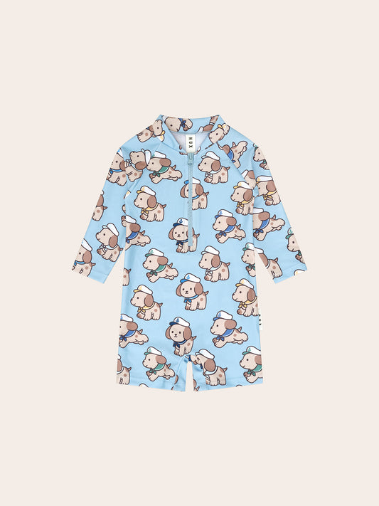 HuxBaby Sailor Pup Shortie - Marine Blue