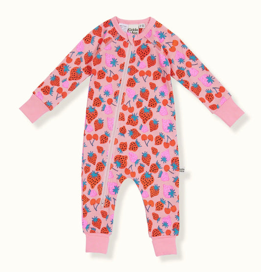 Goldie & Ace Zip Suit - Sally Strawberry