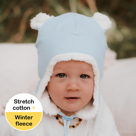 Bedhead Hats Teddy Beanie - Baby Blue