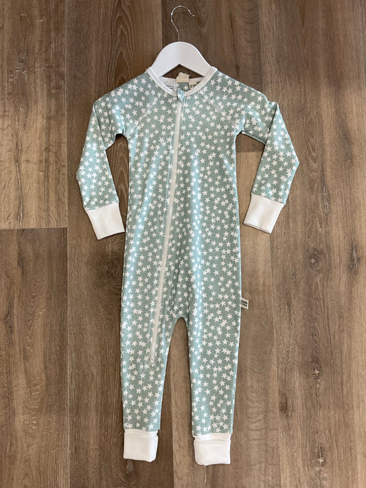 Goldie & Ace Charlie Stars Print Zipsuit Sky