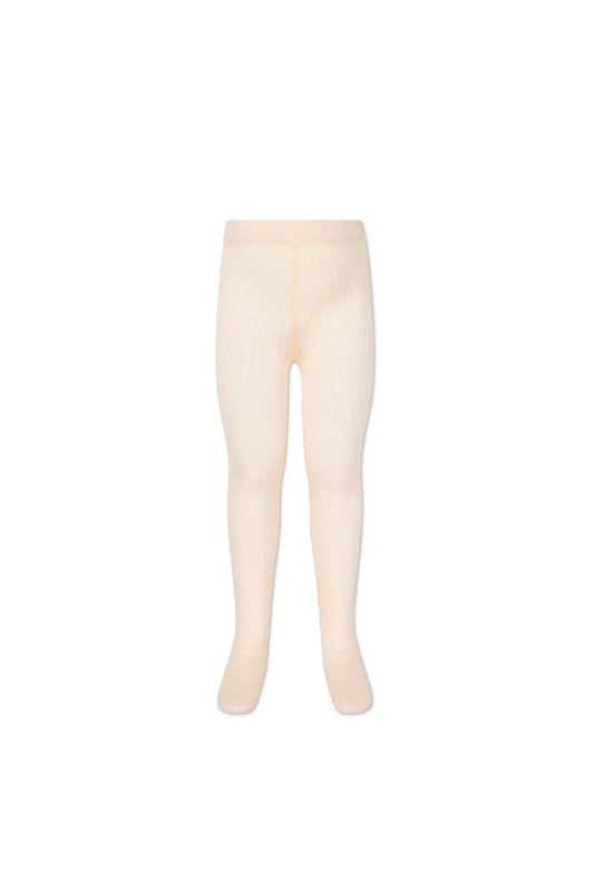 Jamie Kay Scallop Weave Tight - Ballet Pink