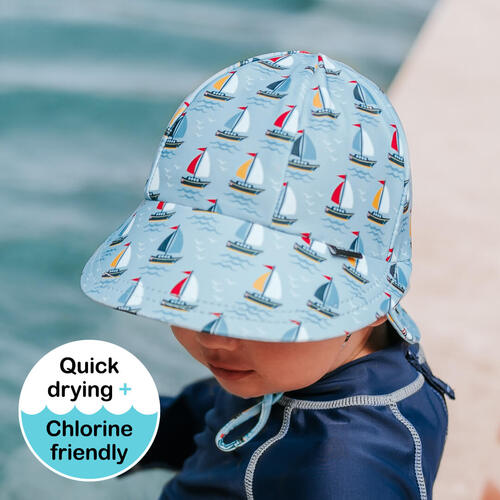 Bedhead Hats Swim Legionnaire Flap Hat - Sails