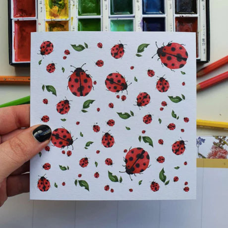 Forest & Fig Greeting Card - Lady Bug