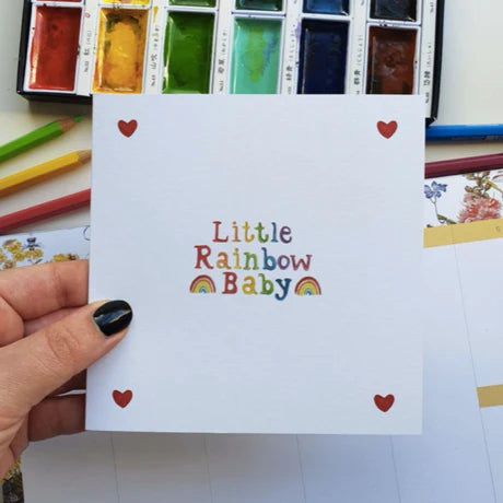 Forest & Fig Greeting Card - Little Rainbow Baby