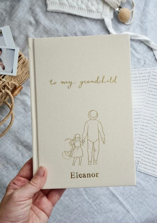 Forget Me Not Journal - To My Grandchild