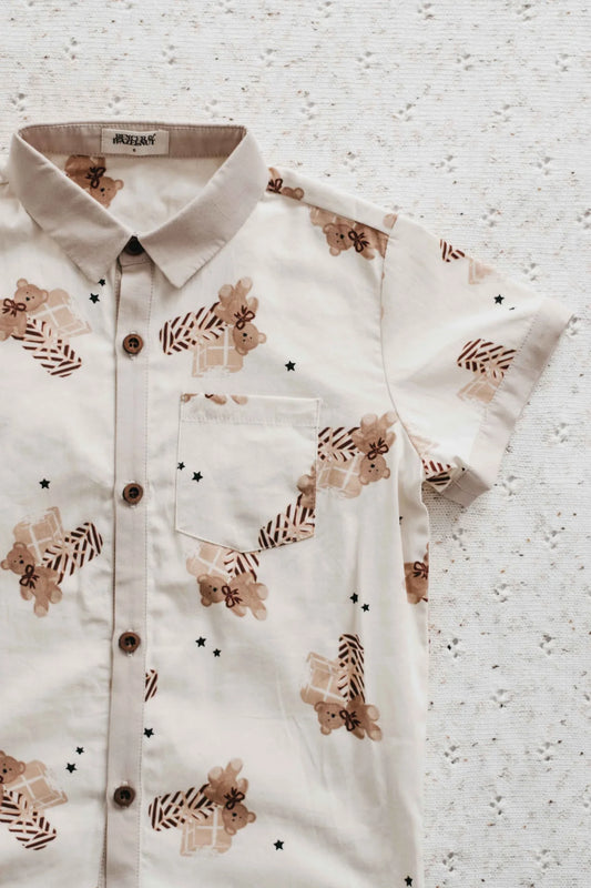 Bencer & Hazelnut Peshal Collared Shirt