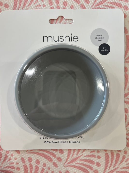 Mushie silicone bowl